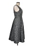 ModCloth 100% Polyester Tweed Gray Cocktail Dress Size 8 - photo 4