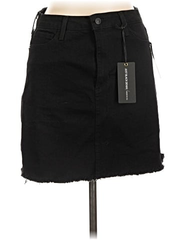 Just Black Denim Skirt (view 1)