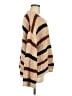 Pol 100% Polyester Stripes Tan Pullover Sweater Size M - photo 4