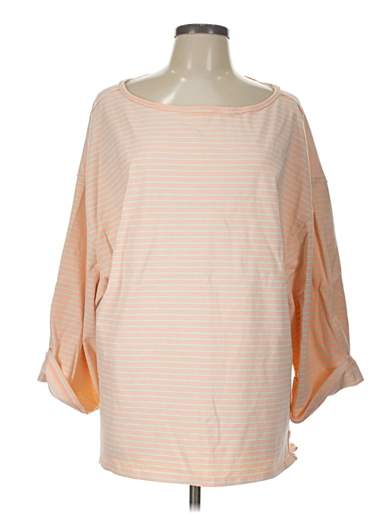 Pre-owned We The Free 3/4 Sleeve T-shirt In Orange