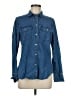 J.Crew 100% Cotton Blue Long Sleeve Button-Down Shirt Size 6 - photo 1