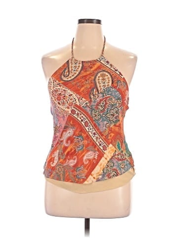Lauren by Ralph Lauren Sleeveless Silk Top (view 1)