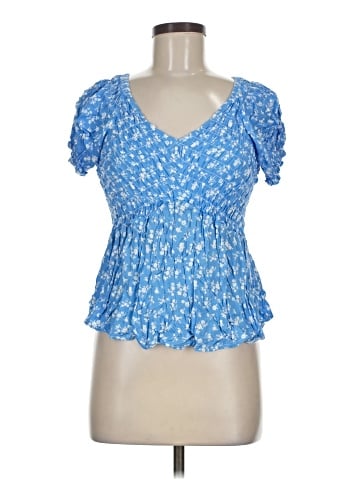 Kendall & Kylie Short Sleeve Blouse (view 1)