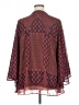 Soft Surroundings 100% Polyester Red 3/4 Sleeve Blouse Size XL - photo 2
