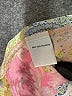 Rose + Olive 100% Polyester Paisley Yellow Long Sleeve Blouse Size XL - photo 8