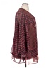 Soft Surroundings 100% Polyester Red 3/4 Sleeve Blouse Size XL - photo 4