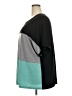 BLOOMCHIC Color Block Teal Short Sleeve T-Shirt Size 22 - photo 5