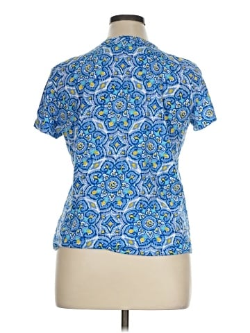 Caribbean Joe Short Sleeve Blouse (view 2)