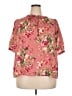Style&Co 100% Polyester Pink Short Sleeve Blouse Size 2X - photo 1