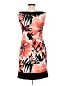 Connected Apparel Graphic Orange Cocktail Dress Size 10 - photo 2