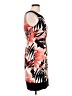 Connected Apparel Graphic Orange Cocktail Dress Size 10 - photo 4