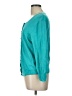 Van Heusen 100% Cotton Teal Cardigan Size L - photo 5