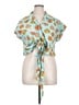 ModCloth 100% Cotton Orange Short Sleeve Blouse Size 1X - photo 1