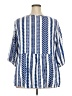 BLOOMCHIC 100% Rayon Blue 3/4 Sleeve Blouse Size 22 - photo 2