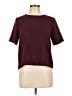 Forever 21 Burgundy Short Sleeve Top Size L - photo 1