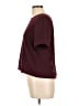 Forever 21 Burgundy Short Sleeve Top Size L - photo 5