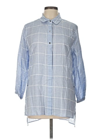 Kori America 3/4 Sleeve Button-Down Shirt (view 1)