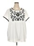 BLOOMCHIC White Short Sleeve Top Size 22 - photo 1