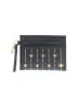 Tory Burch 100% Leather Stars Black Leather Wallet One size - photo 1