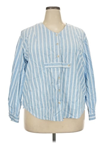 J.Jill 3/4 Sleeve Button-Down Shirt (view 1)