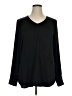CAbi 100% Polyester Black Long Sleeve Blouse Size XL - photo 1
