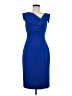 Black Halo Blue Cocktail Dress Size 6 - photo 1