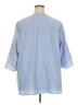 BLOOMCHIC Blue 3/4 Sleeve Blouse Size 22 - photo 2