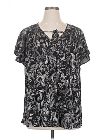 Lane Bryant Short Sleeve Blouse (view 1)