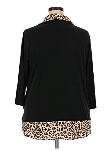 Adrianna Papell Long Sleeve Polo (view 2)