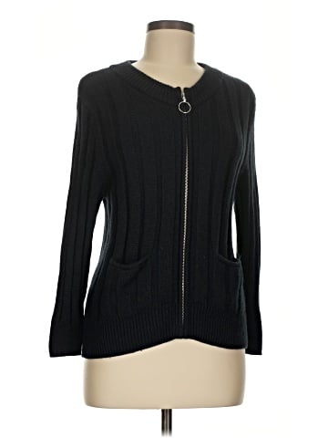 Lands' End Canvas Wool Cardigan (view 1)