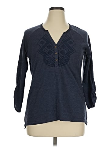 Great Northwest Long Sleeve Henley (view 1)