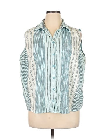 Krazy Kat Sleeveless Button-Down Shirt (view 1)