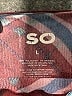 SO Argyle Burgundy Casual Dress Size L - photo 7
