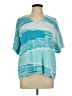 MING WANG Teal Poncho Size L - photo 1