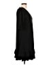 CeCe Solid Black Casual Dress Size L - photo 4