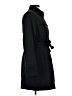 DKNY 100% Polyester Black Trenchcoat Size L - photo 4