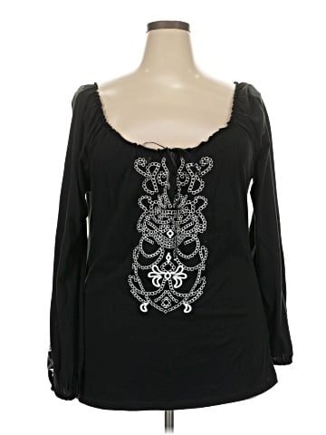 Willi Smith 3/4 Sleeve Top (view 1)