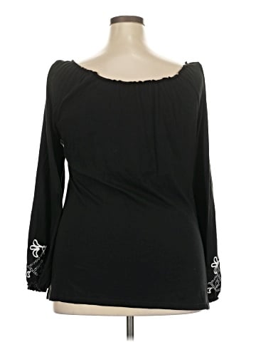 Willi Smith 3/4 Sleeve Top (view 2)