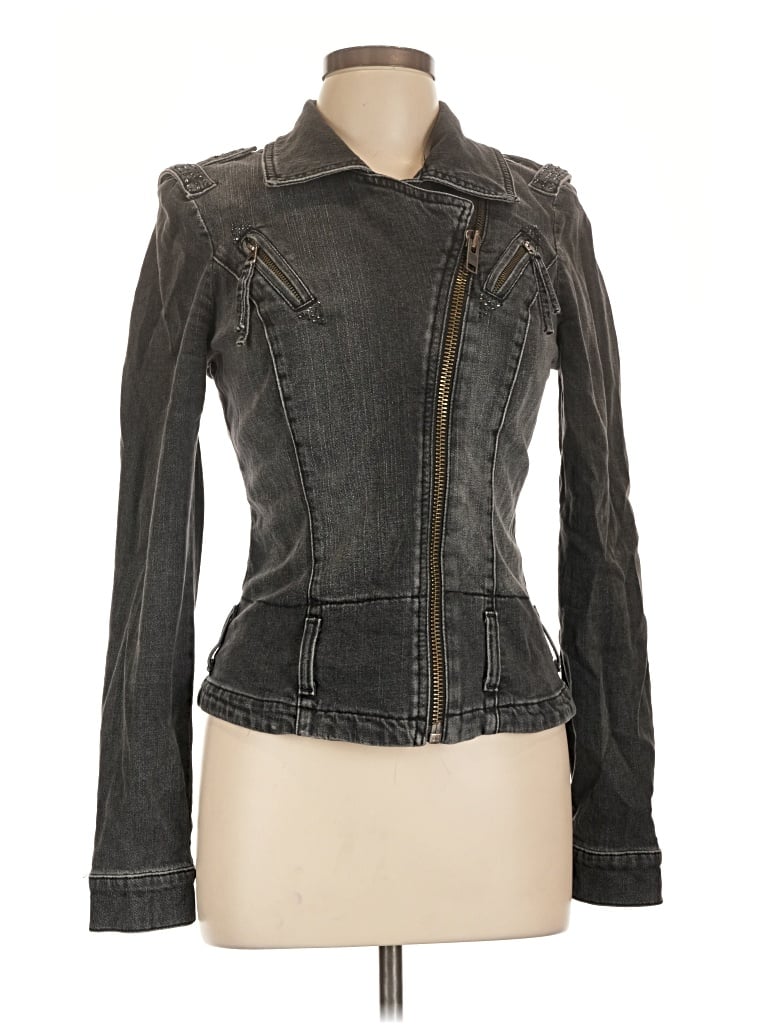 Pre-owned Guess Jeans Jacket In Gray