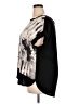 Avenue 100% Polyester Graphic Black Short Sleeve Blouse Size 2X Plus - photo 5