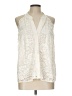 Madison Marcus 100% Nylon Ivory Sleeveless Blouse Size L - photo 1