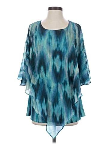 Indigo Soul 3/4 Sleeve Blouse (view 1)