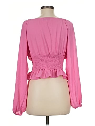 WAYF Long Sleeve Blouse (view 2)