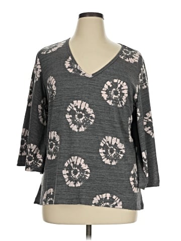 wonderly 3/4 Sleeve Top (view 1)
