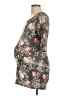 Pink Blush Gray Casual Dress Size L - photo 5