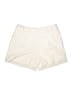 Ann Taylor Solid Ivory Shorts Size 12 - photo 1
