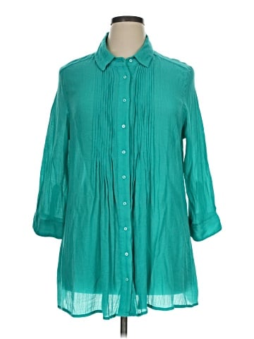 Alfani Long Sleeve Button-Down Shirt (view 1)
