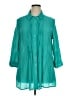 Alfani Teal Long Sleeve Button-Down Shirt Size XL - photo 1