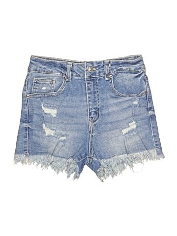 Wax Jean Denim Shorts (view 1)