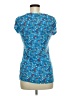 Attention Stars Blue Short Sleeve Top Size M - photo 2